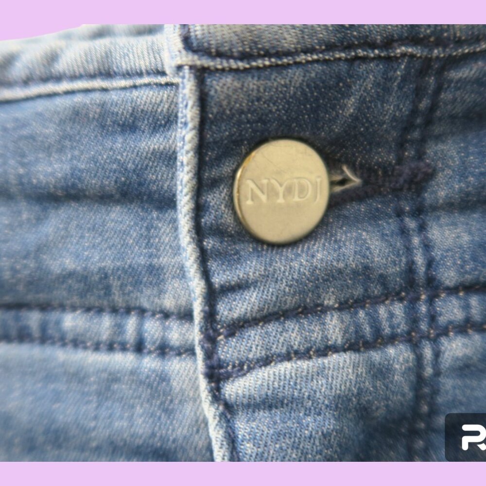 Not Your Daughter Jeans NYDJ Lavish mdtfsh8195 NYDJ Women's High Rise Short 6 - Picture 3 of 9